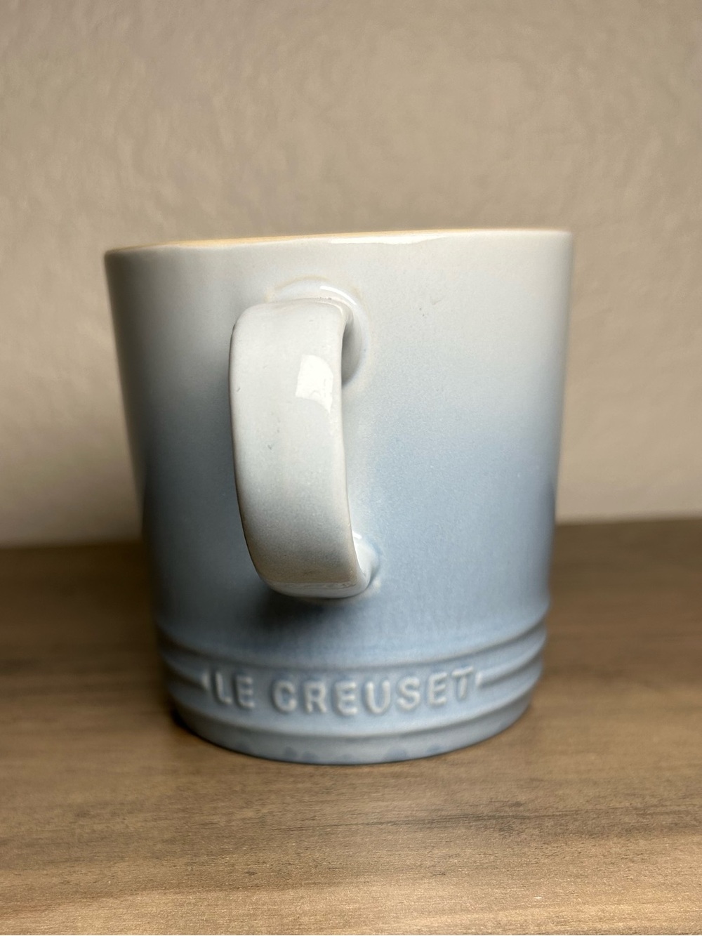 Le Creuset 12oz Stoneware Coffee Mug Coastal Blue Cup 350 mL